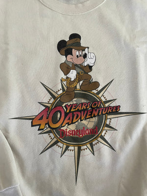 Mickeyana Jones Disneyland 40th Anniversary Sweatshirt