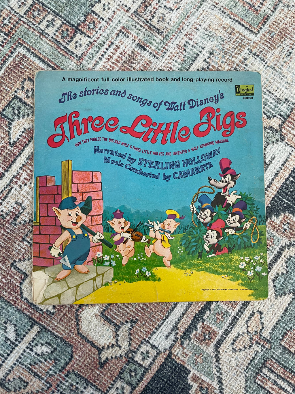 Three Little Pigs Vinyl Record