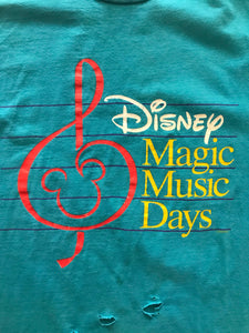 Disney Magic Music Days Tee (Teal Thrashed)